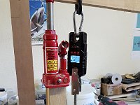 20170422 173123  Test de tractiion du moteur: 132 kg, éssai jusqu'à 150 kg sans problème!